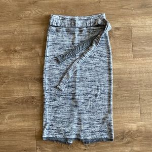 Splendid knit midi skirt